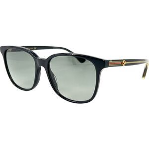 Gucci GG0376S Womens Sunglass 001 Black w Gray Grad
